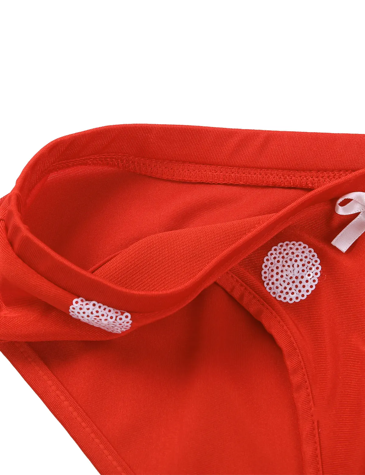 

iiniim Women Ladies Low Rise Polka Dots Briefs Underwear Christmas Holiday Costume Lingerie Panties Fancy Nightwear Underpants