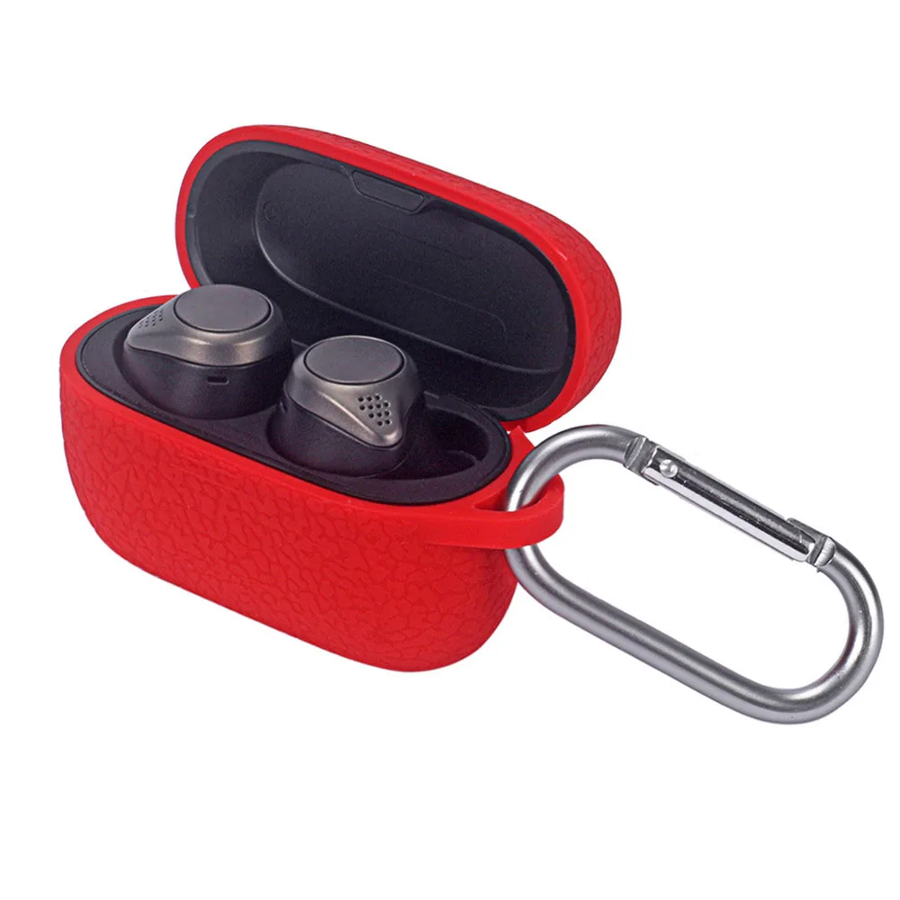 Силиконовый защитный чехол для зарядки полосы кожа с пряжкой ДЛЯ Jabra Elite Active 75t