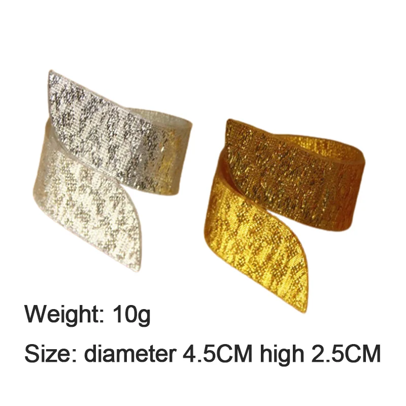 

1Pcs Simple Napkin Ring Butterfly Bow Tie Napkin Buckle Restaurant Mouth Ring