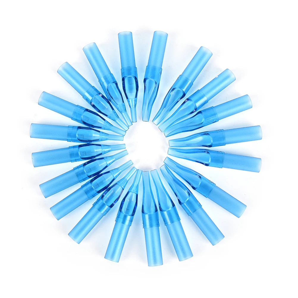 10 шт одноразовые 3/5/7/9R синие смешанные стерильные тату машинки для пистолета