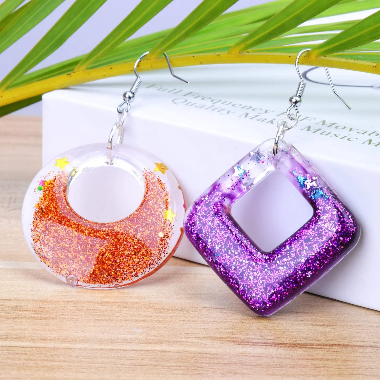 195 шт. литая серьга из силиконовой эпоксидной смолы для изготовления ювелирных