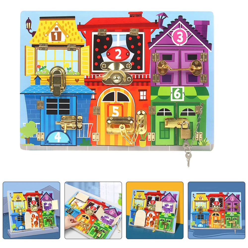 

1pc Busy Activity Board for Toddlers Busy Board Educational Activities