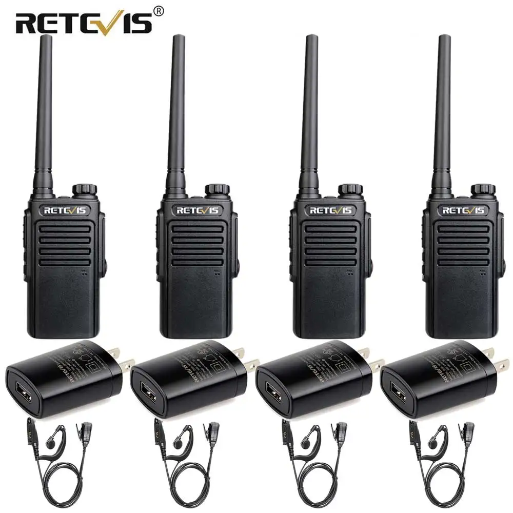Водонепроницаемая рация RETEVIS RT647/RT47 IP67 4 шт. PMR Radio PMR446 VOX двухсторонний