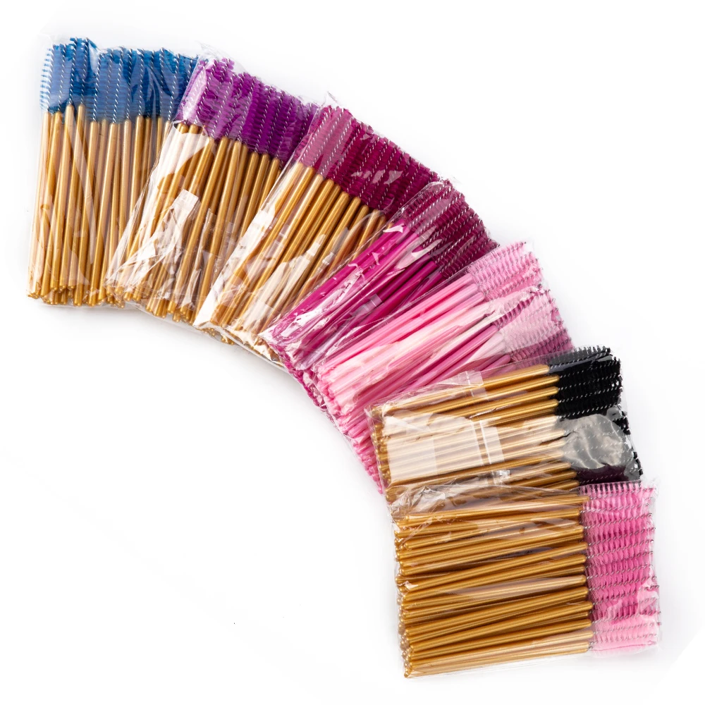 Одноразовые кисти для нанесения туши щеточка-аппликатор макияжа ресниц 50