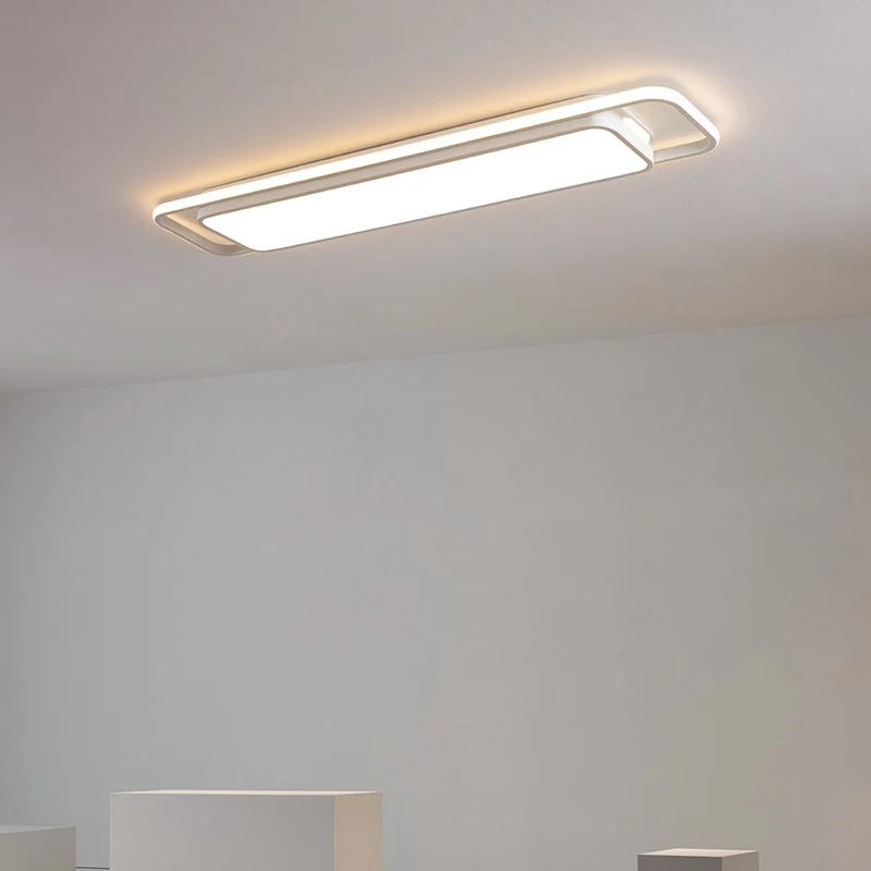 $41.34 Rectangle Modern Led Ceiling Lights For Living Room Corridor Kitchen Indoor Ceiling Mount Ceiling Light Aluminum Fixtures