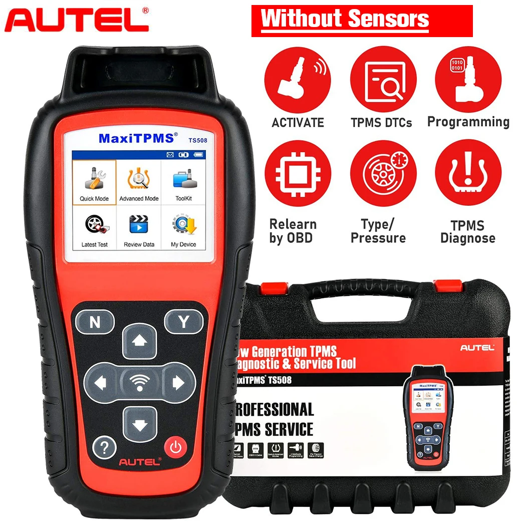 

Инструмент для диагностики Autel MaxiTPMS TS508, инструмент для восстановления давления в шинах, инструмент для диагностики автомобиля, улучшенный ...