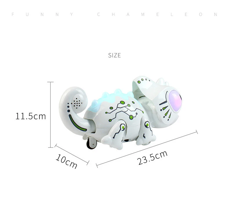 2.4G robot intelligence intelligent remote control eating insects chameleon toy | Игрушки и хобби