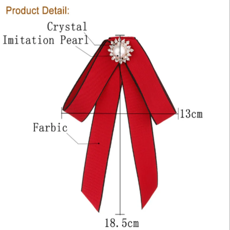 Новинка тканевая брошь в стиле ретро британском с длинным поясом для шеи галстук
