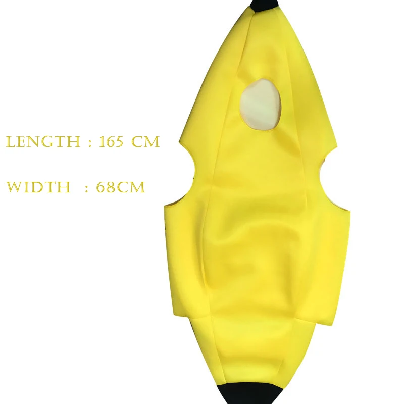 

Funny Cartoon Banana Jumpsuit Cosplay For Men Halloween Costume For Adults Carnival Role Play Performance Show
