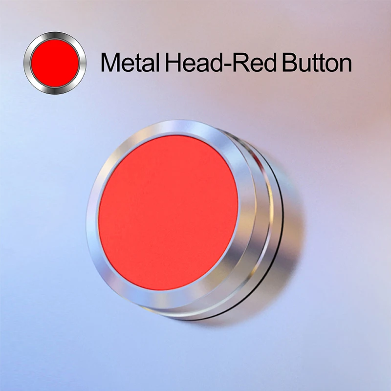 LB22SA1-P Matel/Пластиковый Кнопочный Переключатель 25A, высокое напряжение, мгновенный режим без светодиода 1NO1NC 2NO, красный