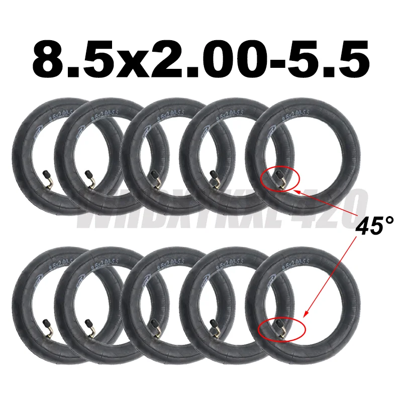 

Шина для электрического скутера 8, 5x2, 00-5,5 CST, внутренняя трубка с клапаном 45 градусов, накачанная внутренняя трубка, утолщенная шина 8 дюймов