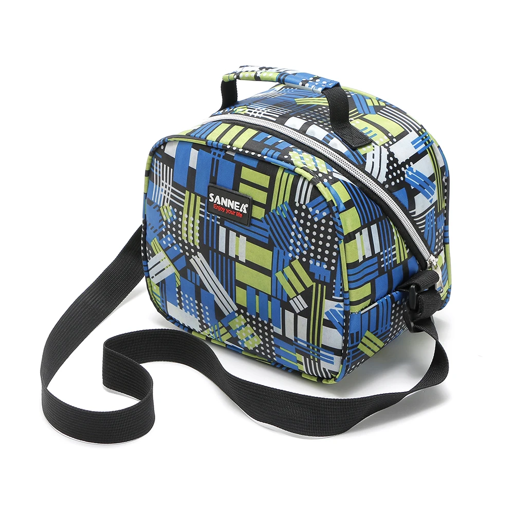 SANNE 6L Children's Cartoon Insulation Portable Picnic Lunch Bag Cooler Oxford Thermal Insulation Delivery Package Insulated