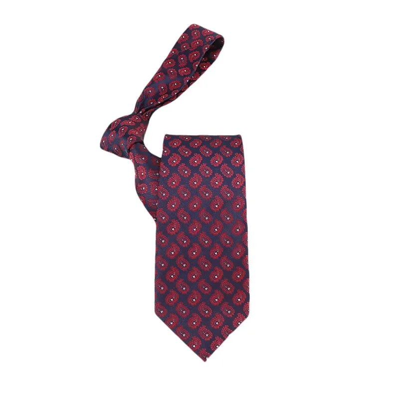 

8cm Men's Classic Tie Silk Jacquard Woven Plaid Check Striped Ties Man Bridegroom Business Necktie Accessories