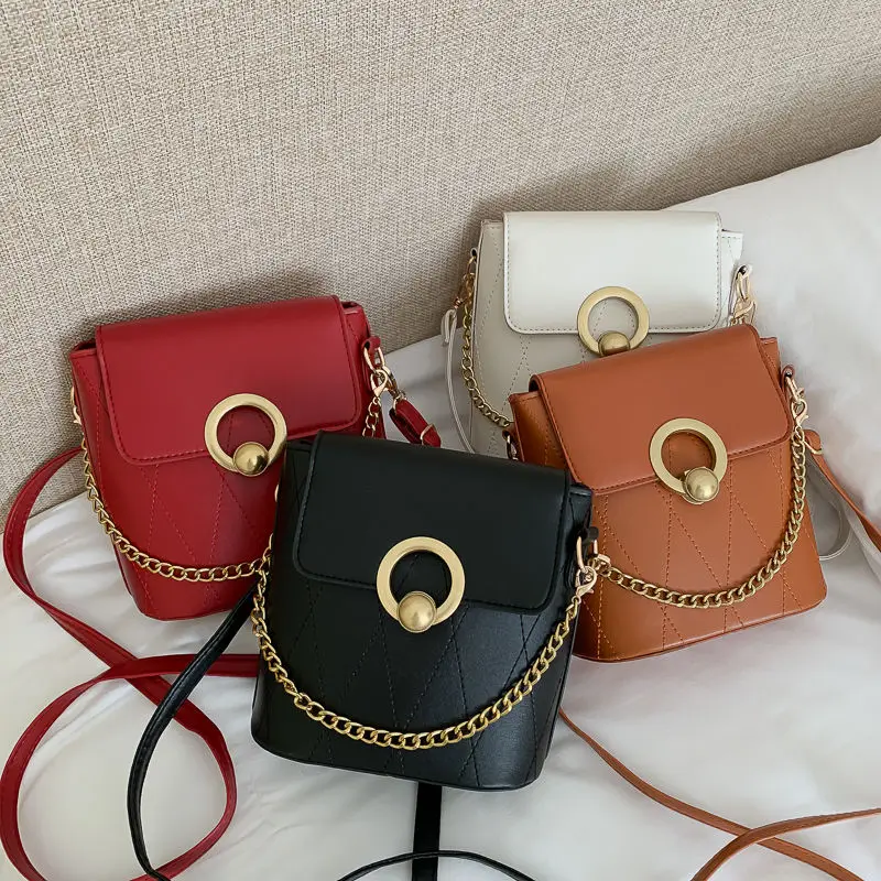 2021 Fashion Small Designer Crossbody Bag for Women Vintage Female Purses and Handbags PU Leather Shoulder Bags