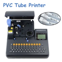 cable label id printer electronic lettering machine pvc tube printer s650 for heat shrinkable tube label tapes printing