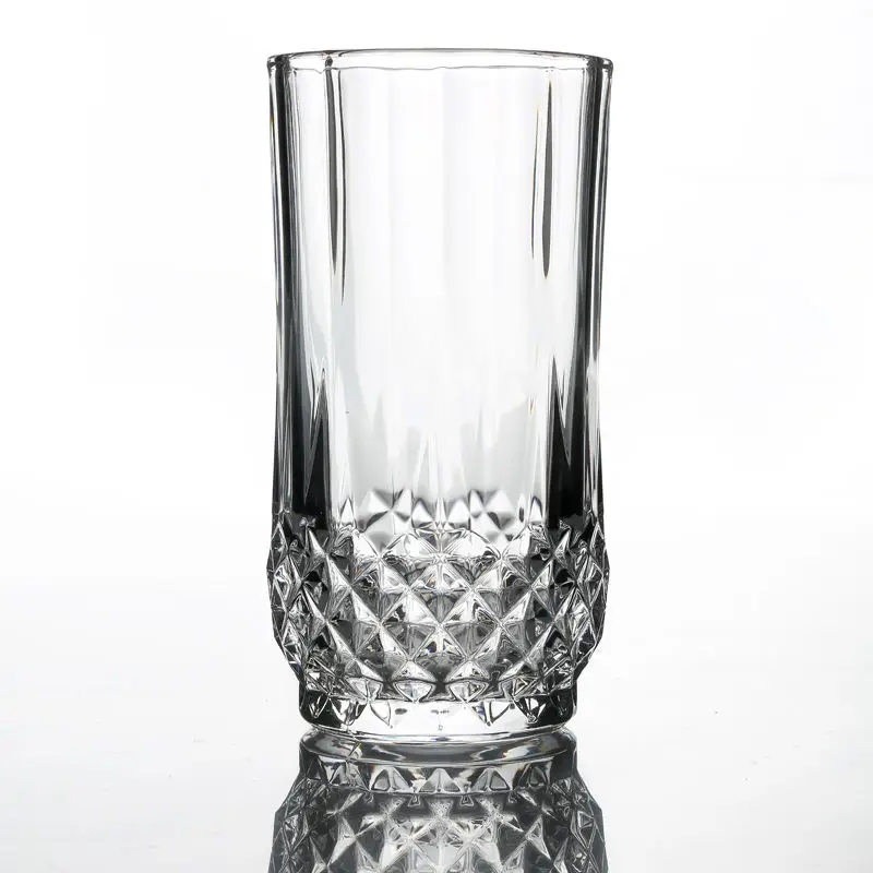 Стеклянный стакан для воды молока прозрачный термостойкий пива сока напитков