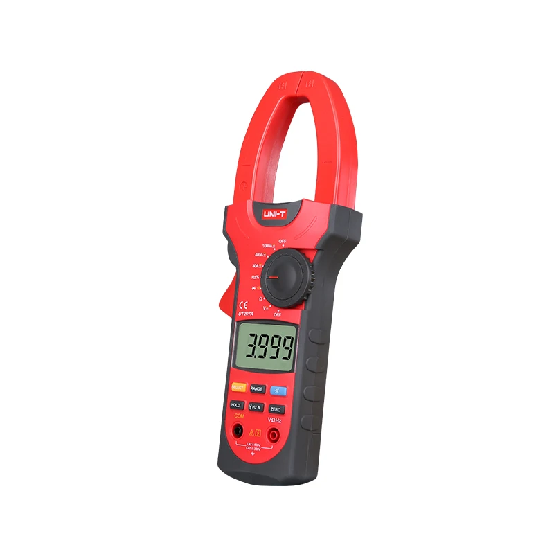 UNI T UT207A UT208A UT209A 1000A цифровой клещи True RMS Авто Диапазон AC/DC Ток Сопротивление