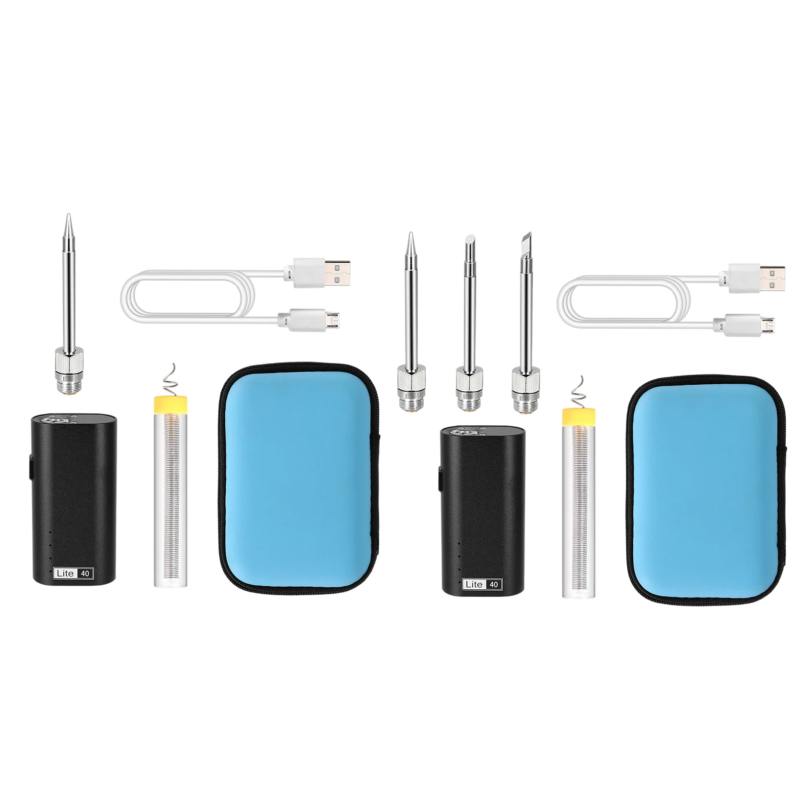 

Professional Soldering Iron Kit Welding Tool Fast Heating USB Soldering Iron Cordless Iron Kit for Electronics