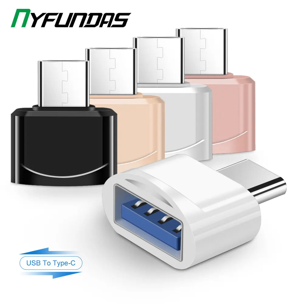 Переходник с Type C на USB OTG для Xiaomi Mi A3 Huawei P30 Pro Mate 30 Samsung S10 S9 S8 Note 10 Plus Oneplus 7 7T usbc