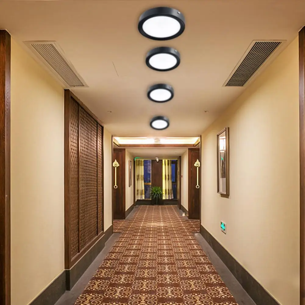 3 Вт светодиодный потолочный светильник ультра тонкий настенный простой