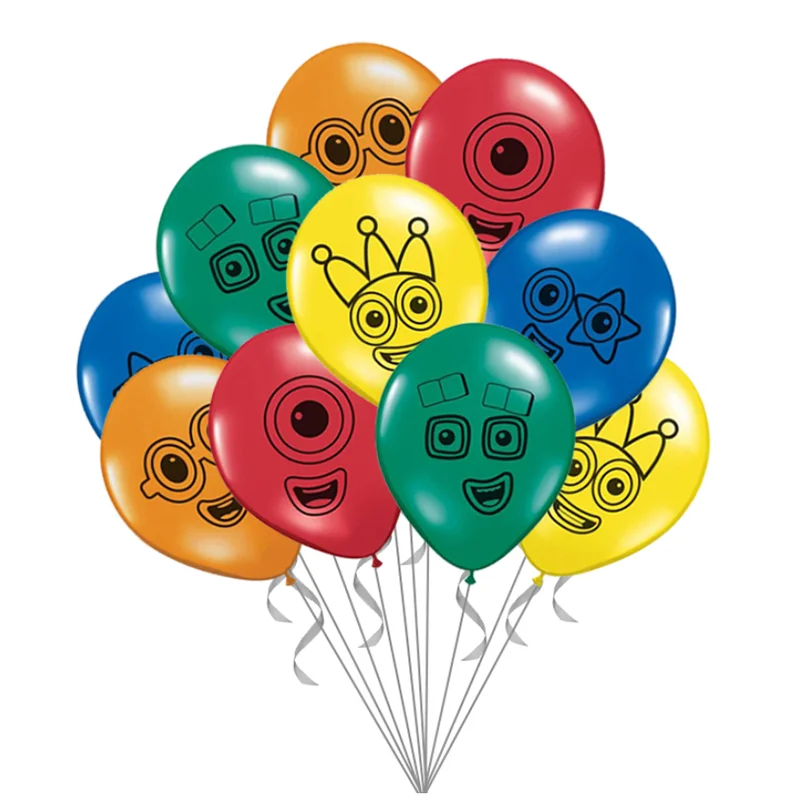 

Новый латексный воздушный шар NUUMBERBLOCKS, украшение для дня рождения