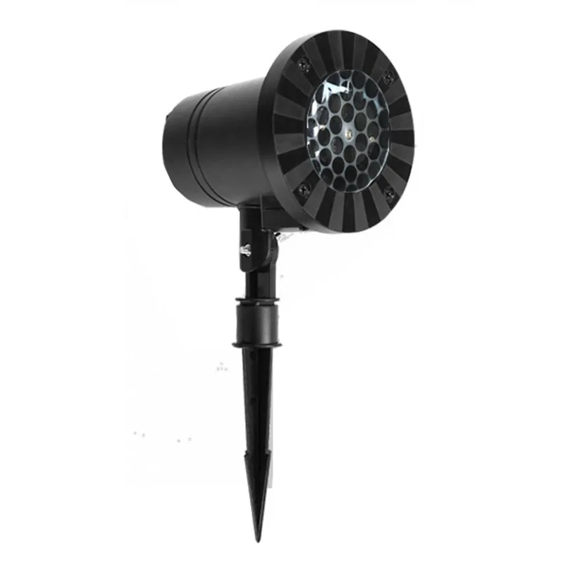 

4 Вт Рождество Снежинка светодиодный проектор AC100-240V дома наружное украшение атмосферное освещение для вечерние свадебные праздники