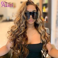 atari highlight 427 lace frontal wig body wave 4x4 closure wig virgin brazilian human hair wigs for black women pre plucked