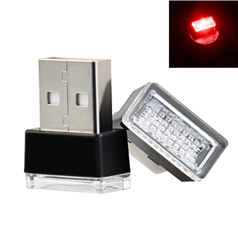 

Миниатюрный USB-фонарь со светодиодной подсветкой, ярсветильник неоновый внутренсветильник свет, Автомобильные украшения, окружающий аварийный свет s, автомобильные аксессуары, 7 цветов