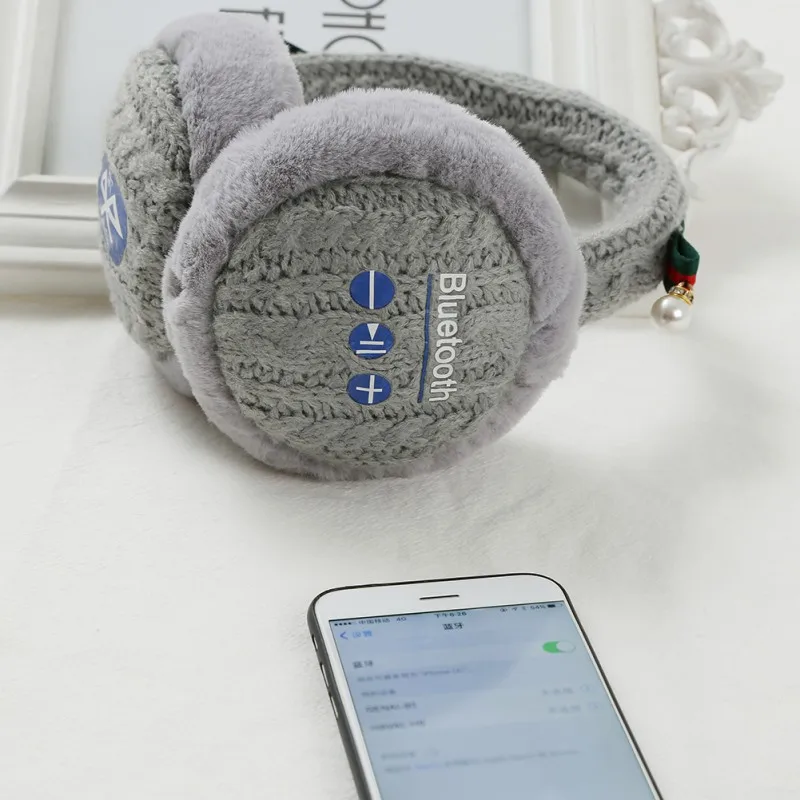 Теплые Складные Bluetooth звукозащитные наушники беспроводные музыкальные складные наушники с микрофоном