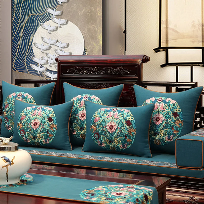 Новый эксстатический Вышитый Чехол для подушки Роскошные элегантные