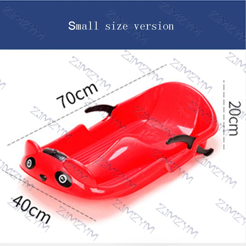 

1737S Small Size Outdoor Sand Grass Skiing Board HDPE Low Temperature Resistant Material Thickened Snowboarding Sleigh Snowboard