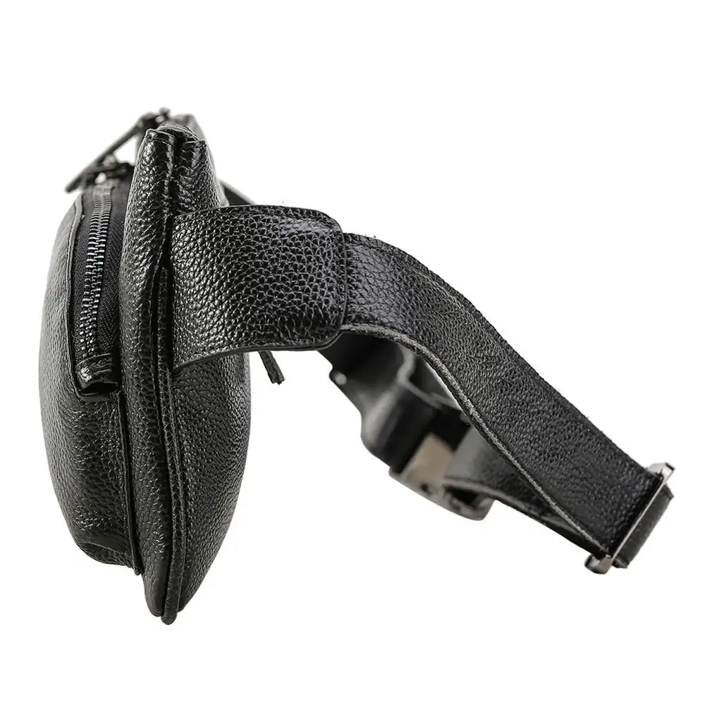 Сумка поясная мужская из натуральной кожи маленький нагрудный рюкзак 4662 | Багаж и