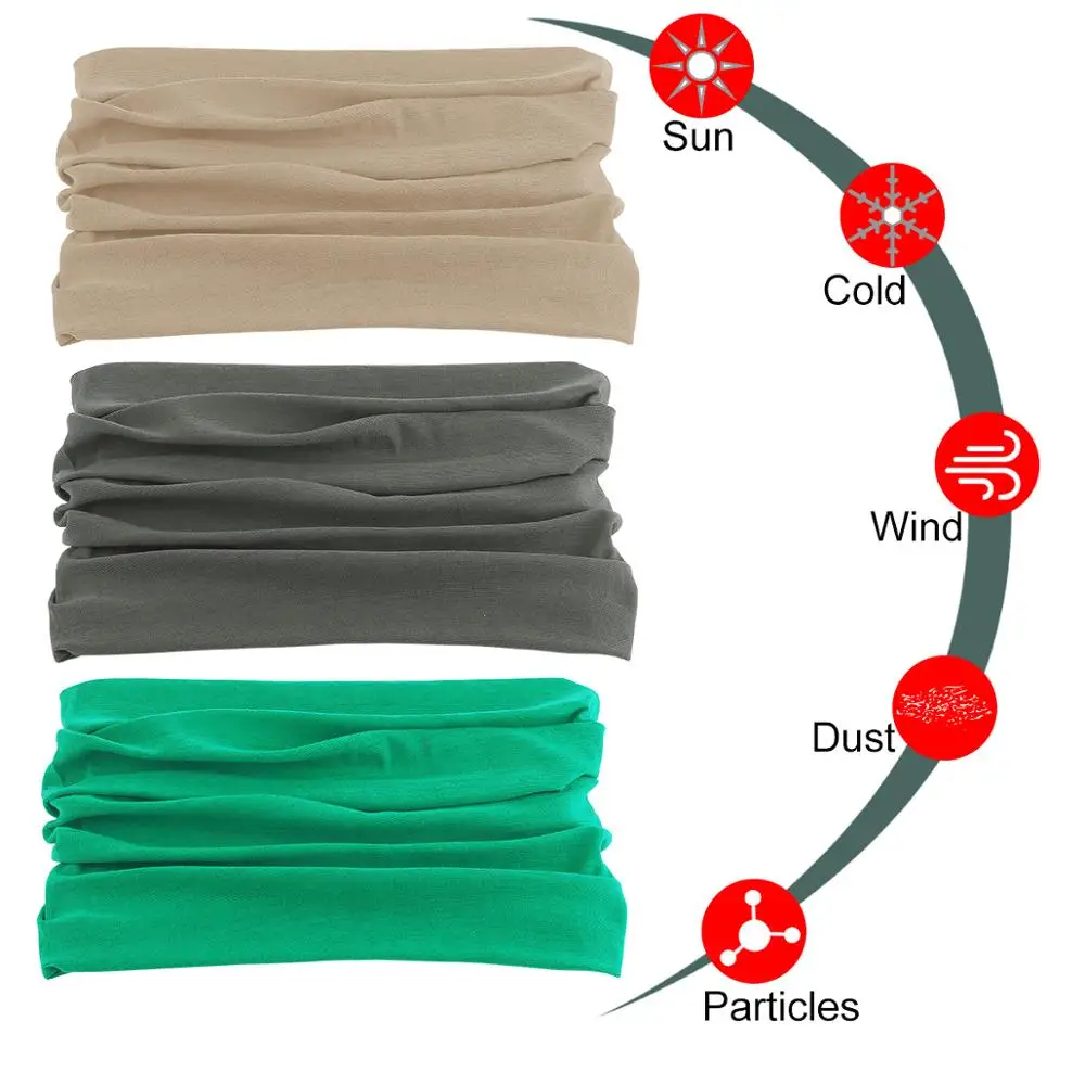 Смешанные цвета унисекс для занятий спортом на открытом воздухе бандана шарф