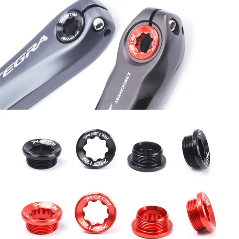 

M20x8mm Bicycle Chainwheel Bolt MTB Road Bike Crank Cover Arm Lid Cups Aluminum Alloy BB Bottom Bracket Fixing Screw for SHIMANO