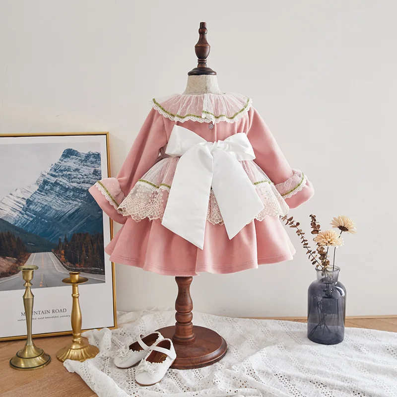 Испанские платья в стиле &quotЛолита&quot для девочек детская бутиковая одежда