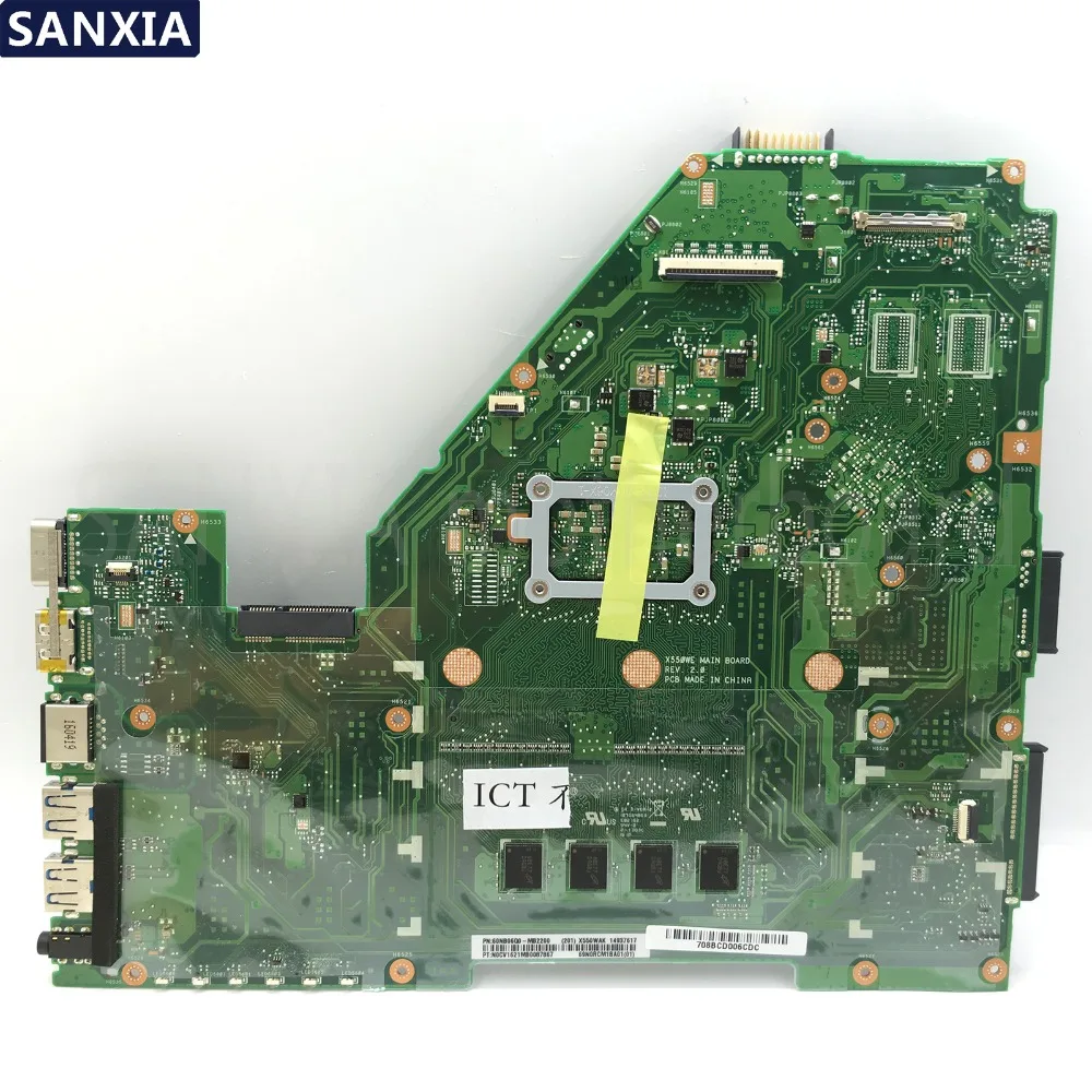 Материнская плата KEFU X550WAK для ноутбука ASUS X550WA X550WE X550W протестированная