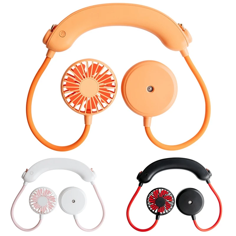 

Портативный холодный вентилятор, подвесной перезаряжаемый мини-вентилятор с регулируемой шеей для дома и офиса