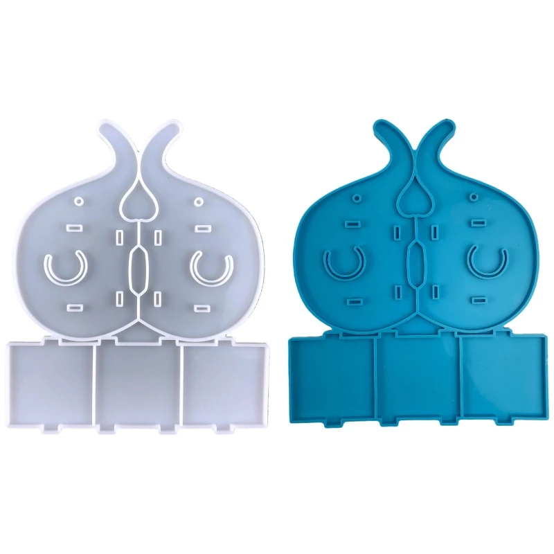 

Держатель для ручки в форме слона, держатель, подставка, полимерная форма, настольное украшение для «сделай сам», Ручное ремесло, кронштейн ...