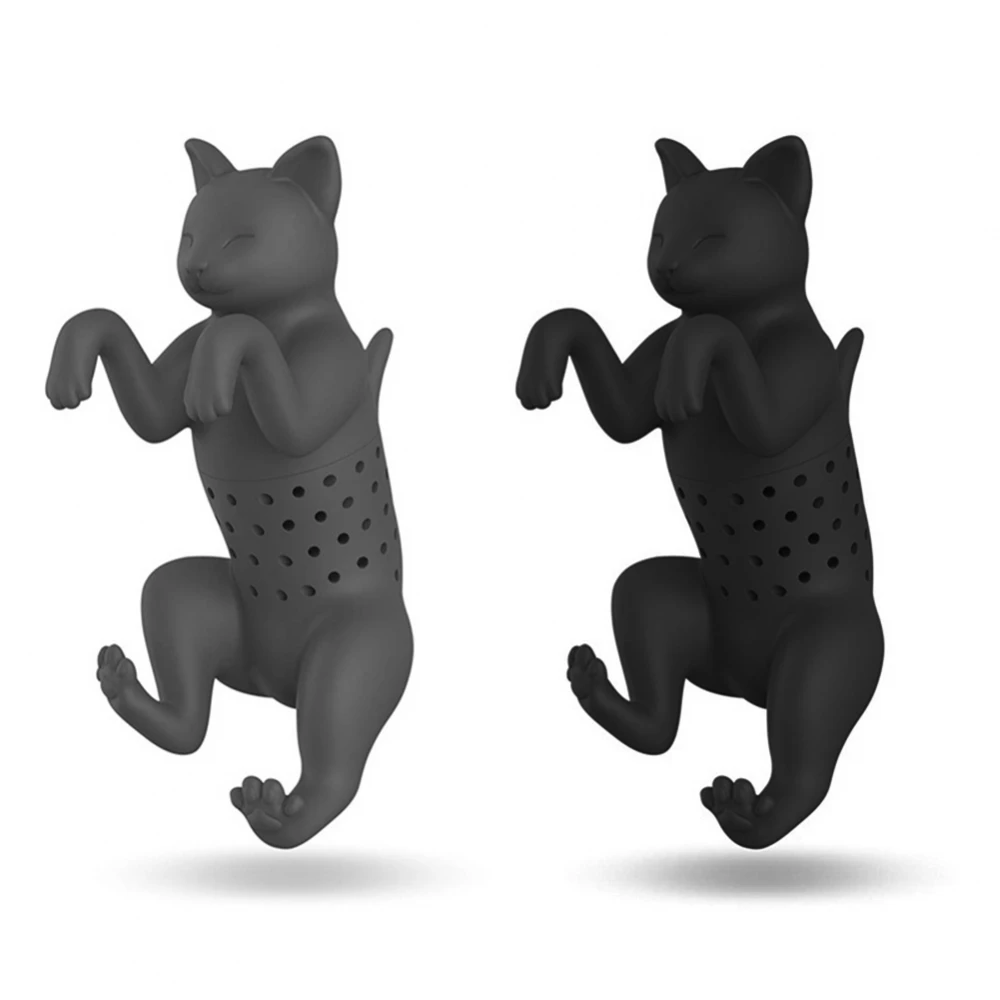 Черный серый питомец кошачий чай заварка Пищевая силиконовая резина мурлыкающий