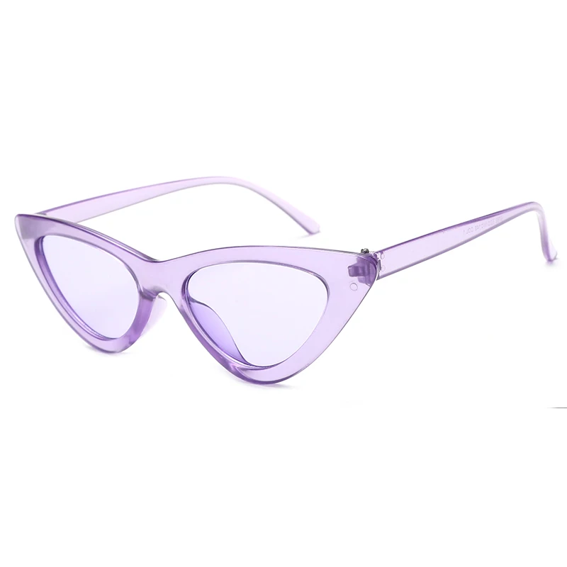 Солнцезащитные очки кошачий глаз женские винтажные пикантные маленькие