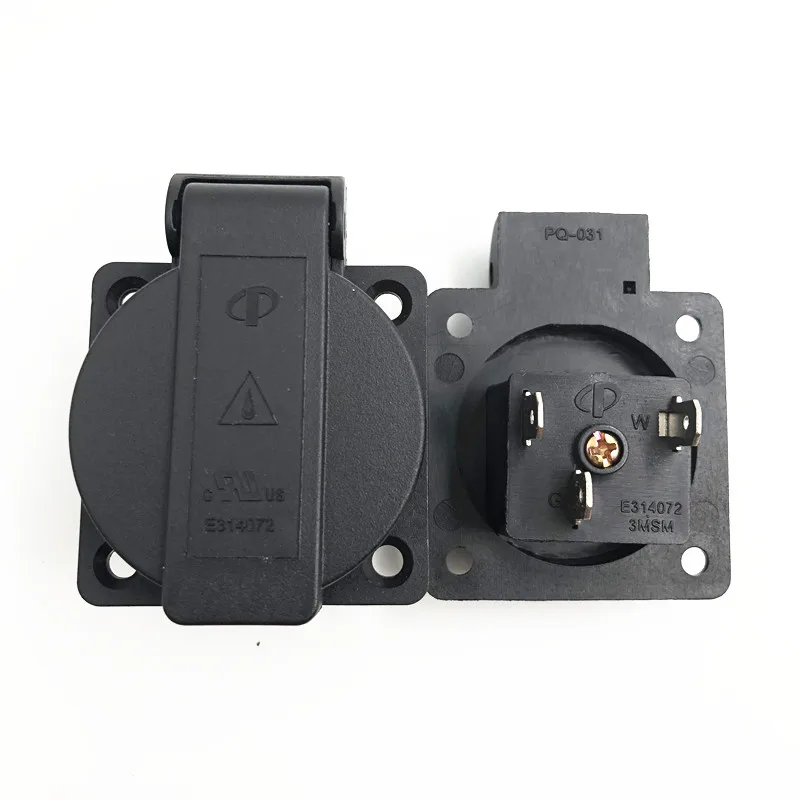 Черная 125 в 15 а 20 А IP44 CE американская японская многофункциональная уличная