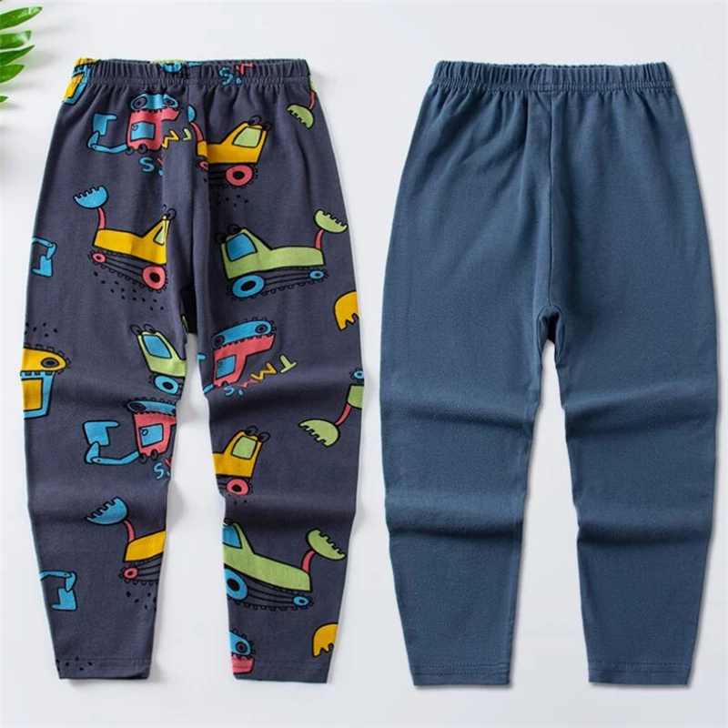 Осенние детские длинные штаны шаровары для мальчиков и девочек От 3 до 10 лет