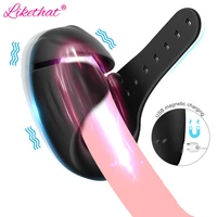 10 speeds vibration adjustable male masturbator penis vibrator glans training real pussy powerful blowjow adult sex toys for men
