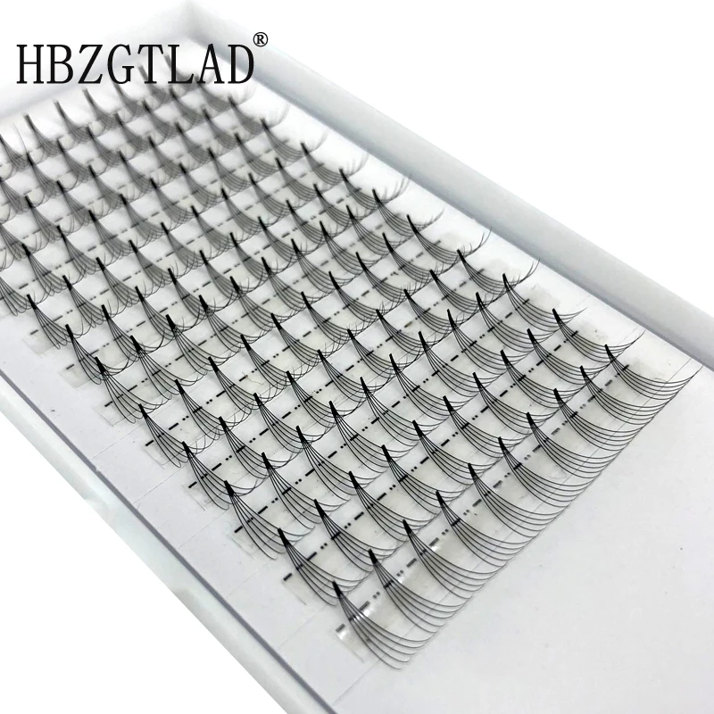 

HBZGTLAD Sharp Narrow Stem Premade Volume Fans Lash 5D/10D Slim Thin Pointy Base Russian Volume Fans Lash Eyelashes