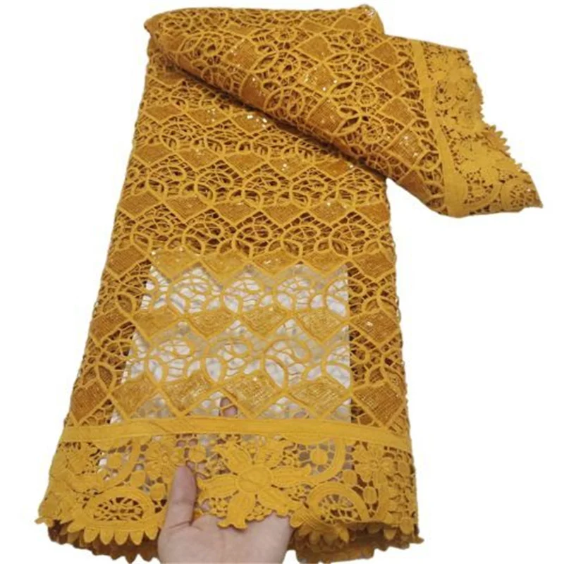 

Clearance Sale Embroidery African Lace Fabric 5 Yards High Quality French Tulle Lace Fabric Nigerian Lace Fabric For red Sewing