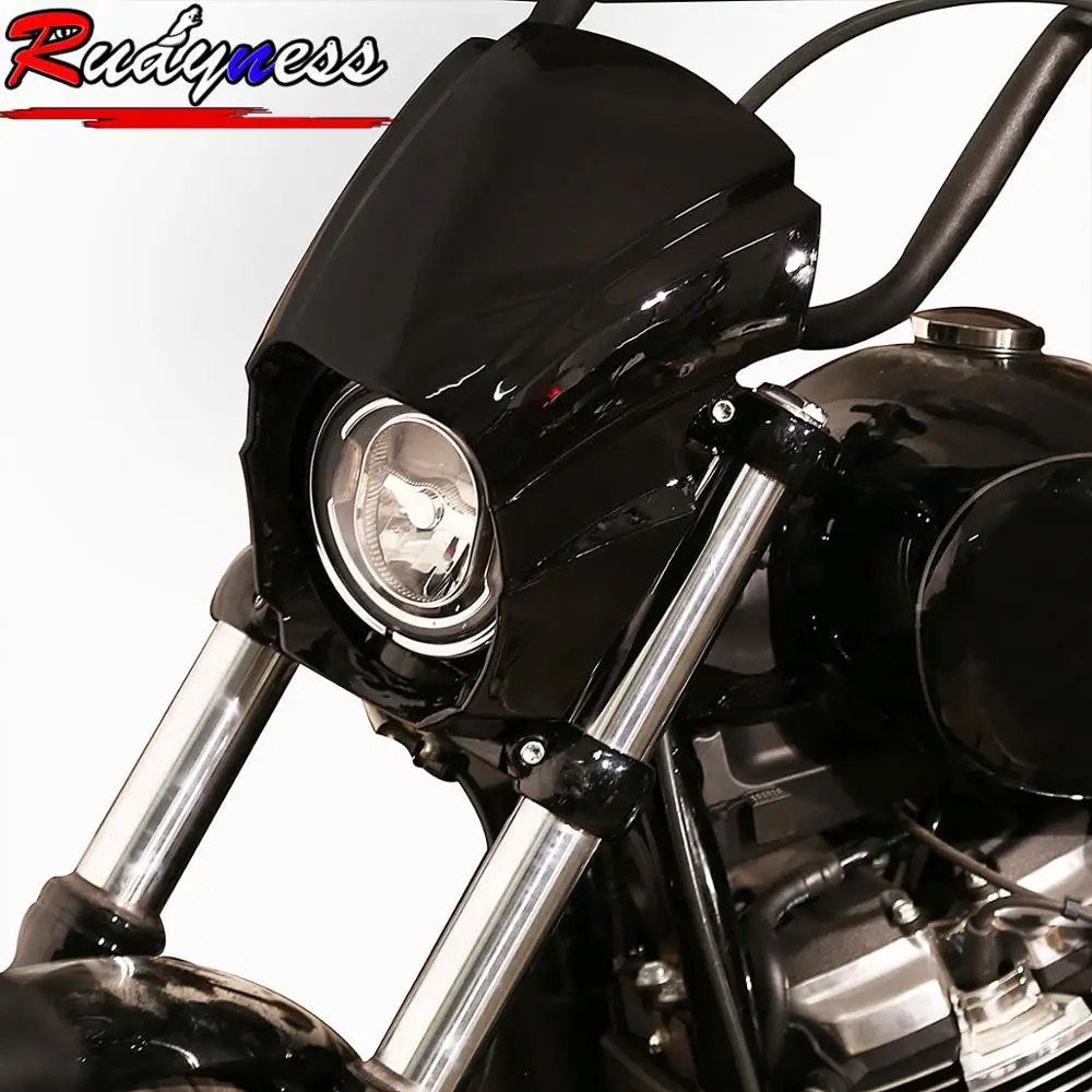 Глянцевый черный фонарь FARING чехол для HARLEY SOFTAIL STREET BOB FXBB 2018-2022 модель - купить по