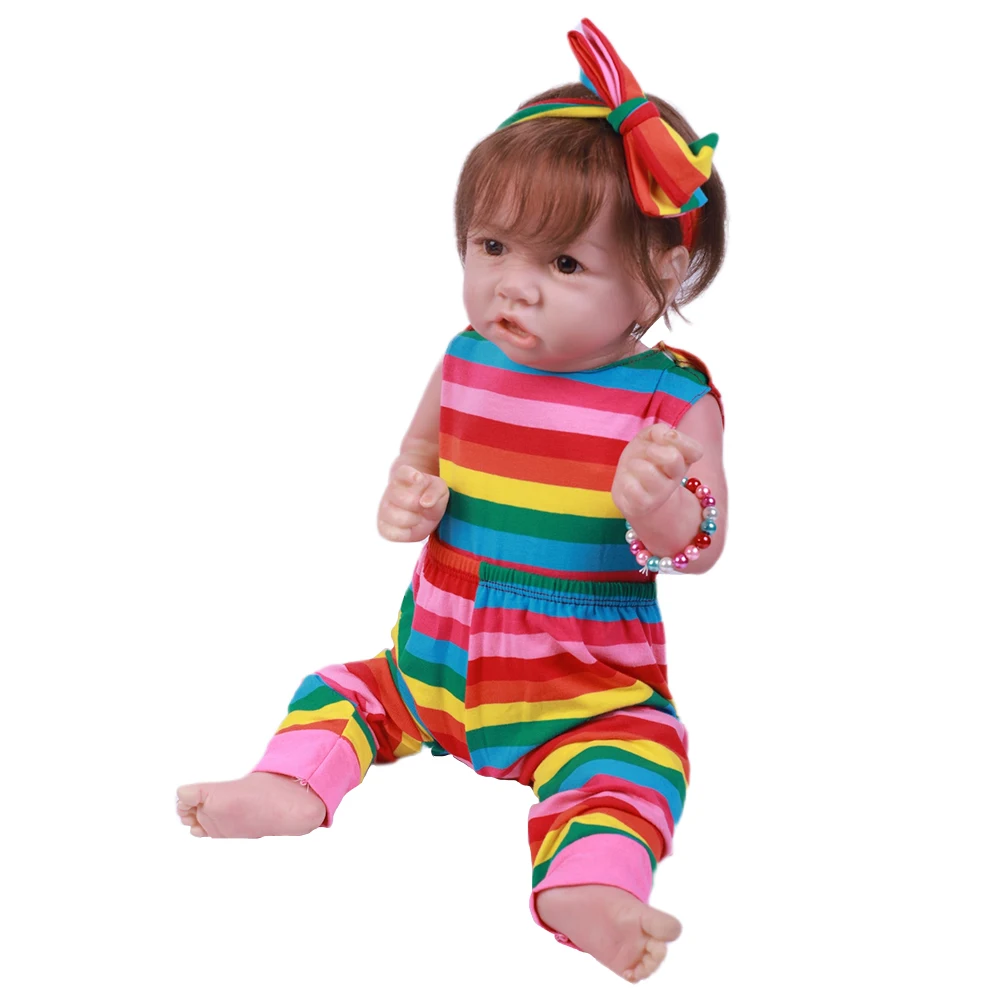 20 &quot50 см Bebe Reborn игрушки для детей куклы малышей мягкие виниловые девочек
