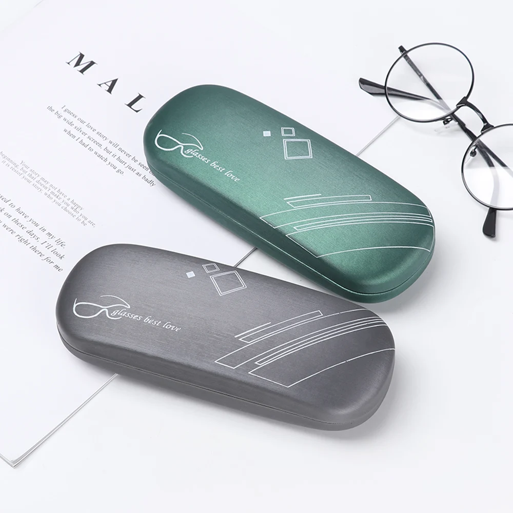 Чехол для очков мужской/женский из искусственной кожи модный Твердый защитный