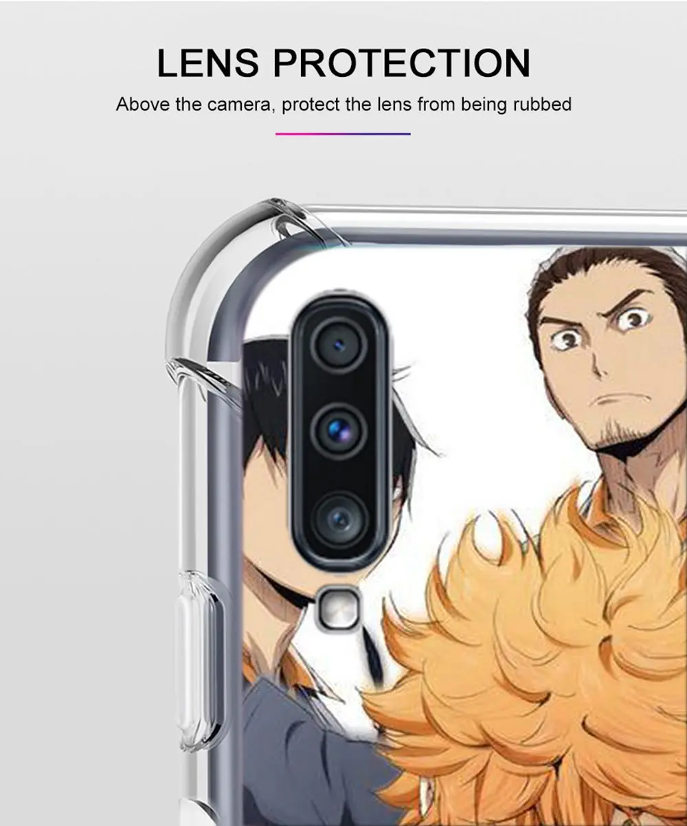 Haikyuu Hinata Вики манга чехол для Samsung Galaxy A50 A70 A80 A90 5G A20 A30 A40 A10 A20e A10s подушка