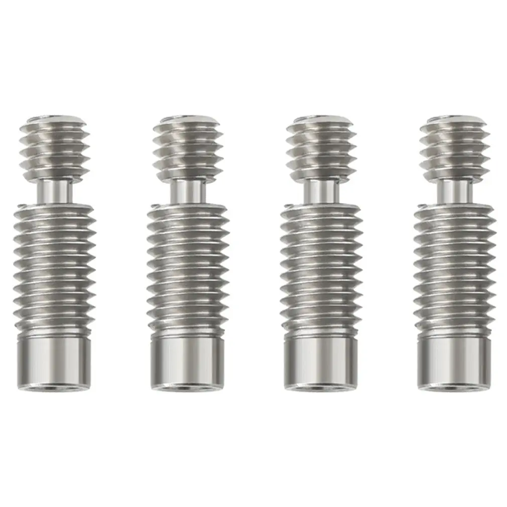 

5pcs NEW High quality V6 heat break TC4 titanium alloy for 3D Printer Parts E3D V6 HOTEND heater block 1.75MM Filament Smooth